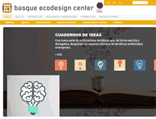 Tablet Screenshot of basqueecodesigncenter.net